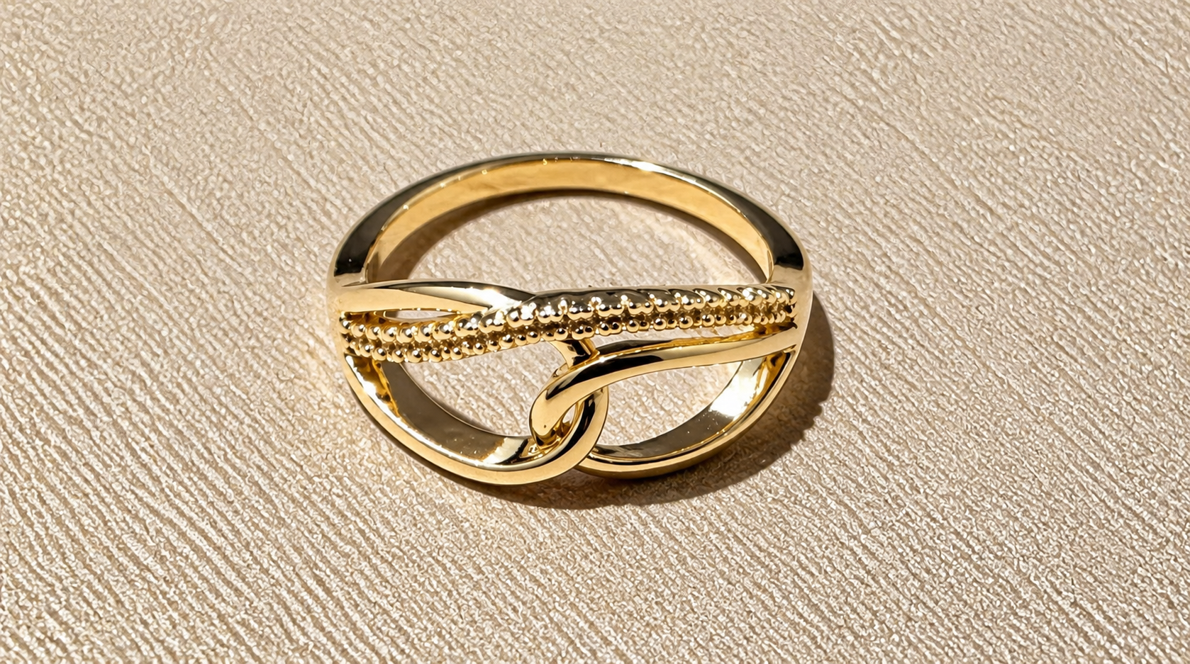 The Promise Knot Ring Size 7