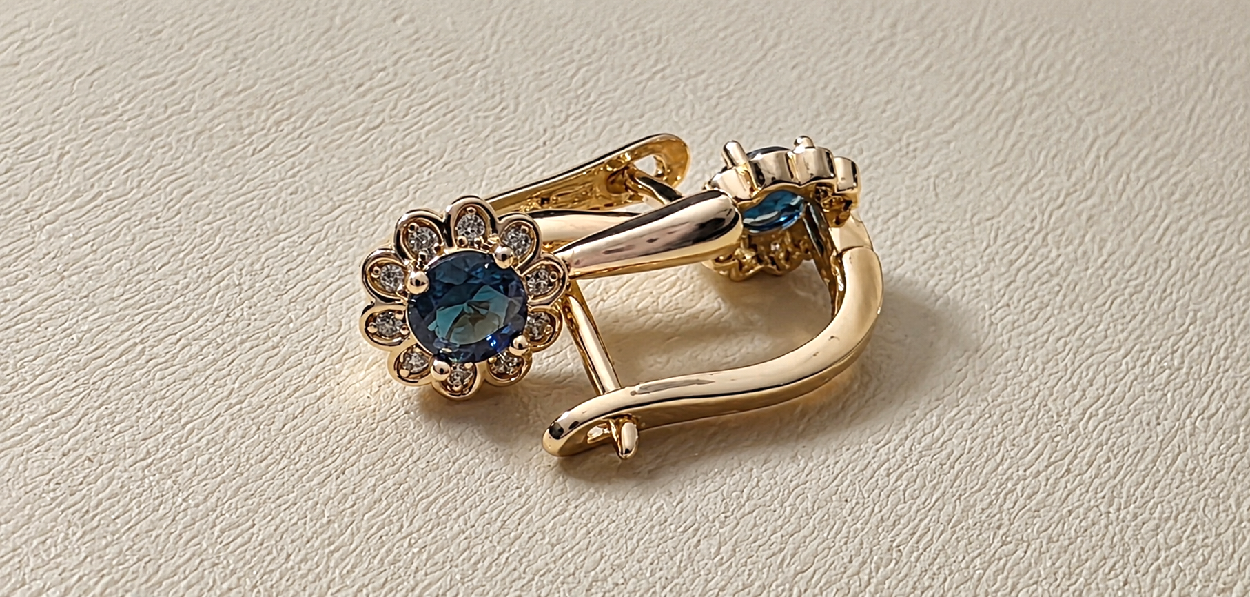The Royal Midnight Sapphire Earrings