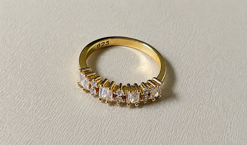 Baguette Brilliance Band Size 7
