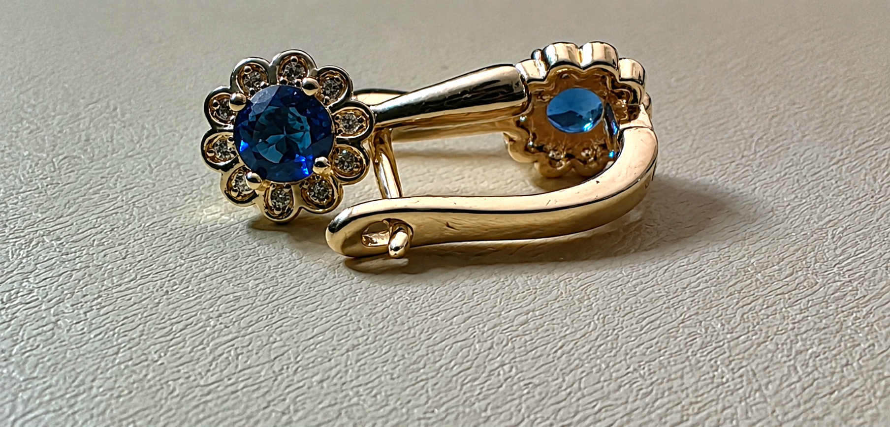 The Royal Midnight Sapphire Earrings