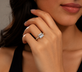 Radiant Cushion-Cut Solitaire Ring Size 7