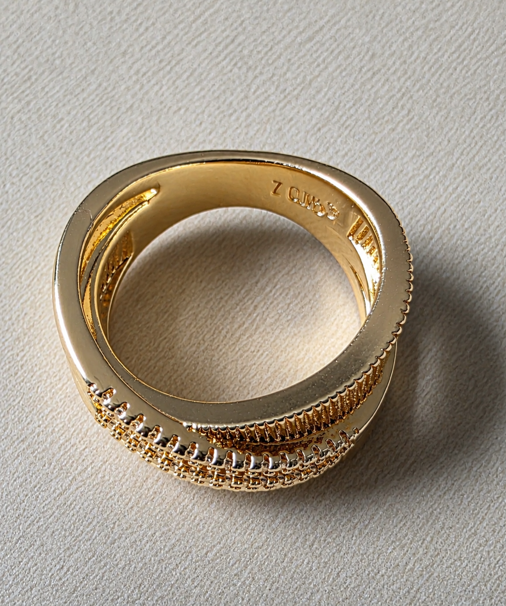 The Crossover Power Ring — Size 7