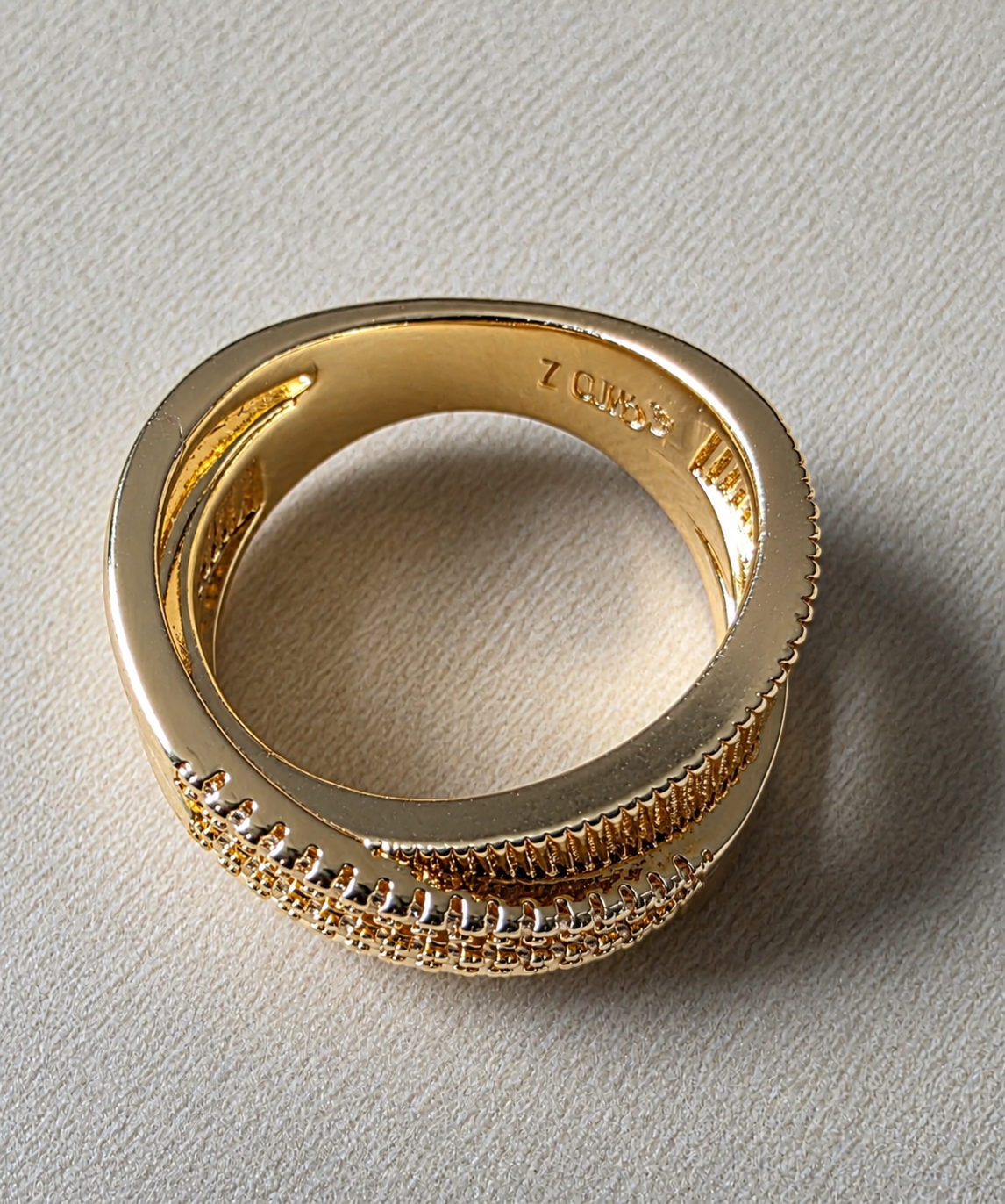 The Crossover Power Ring — Size 7