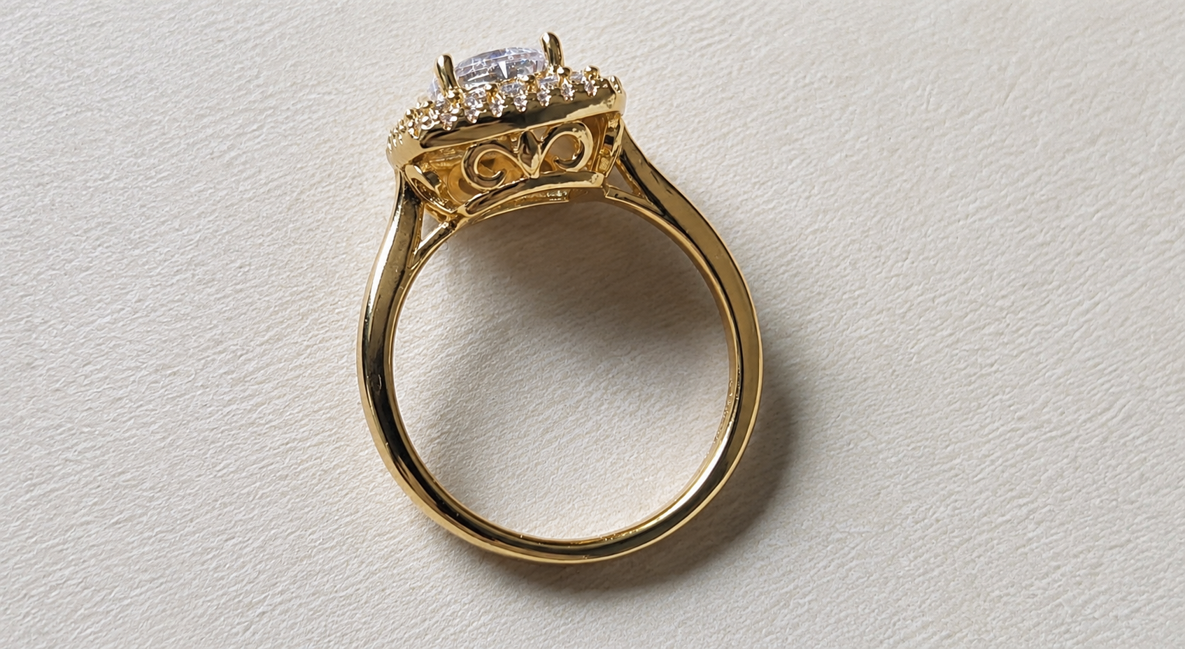 The Double Halo Legacy Ring — Size 8