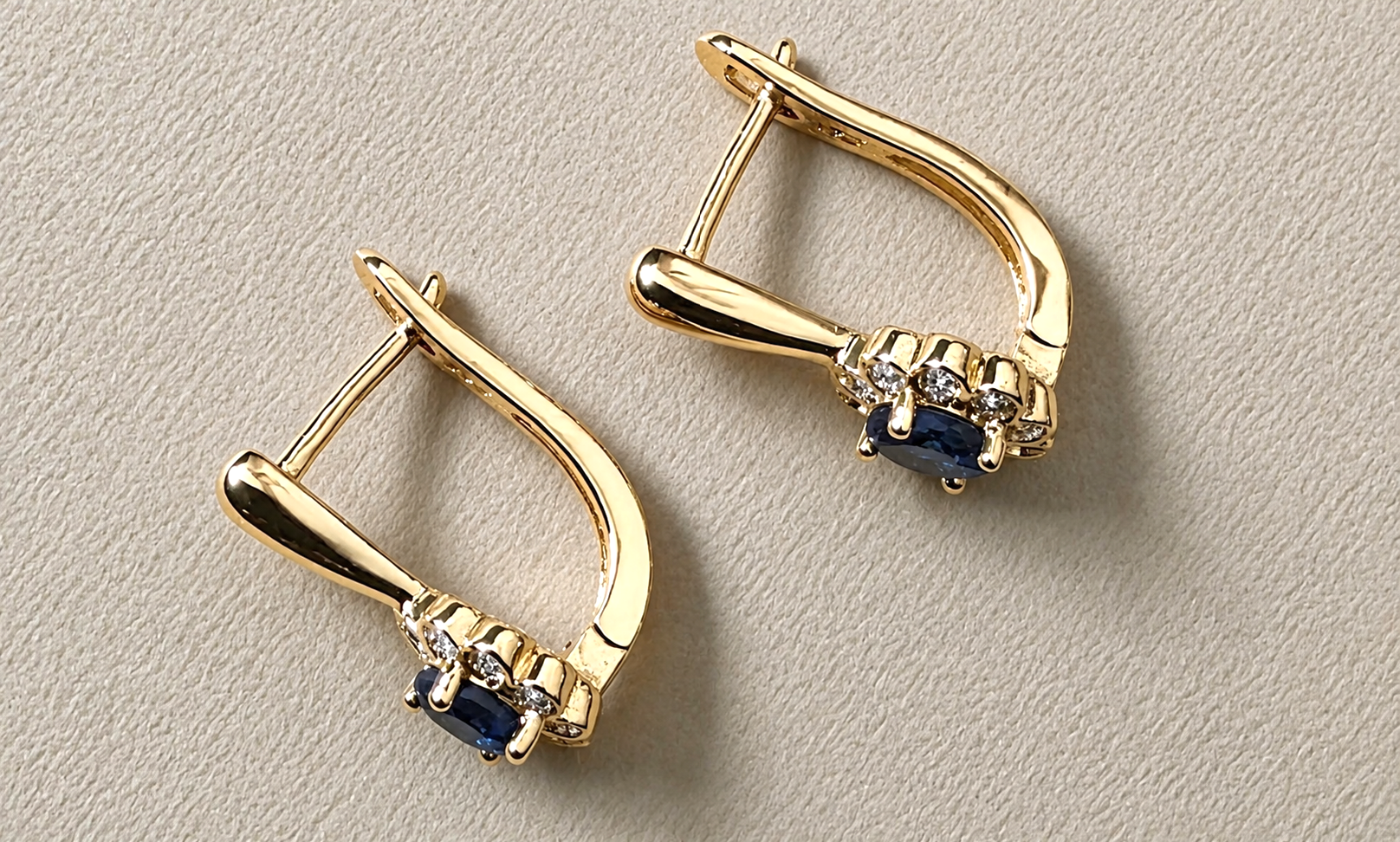 The Royal Midnight Sapphire Earrings