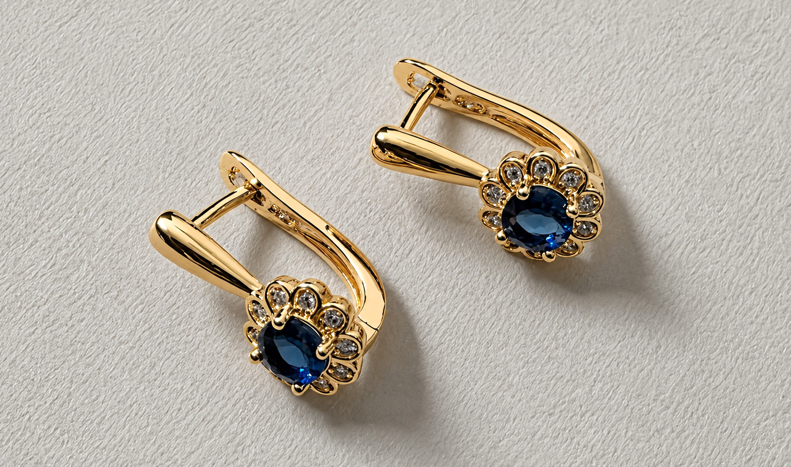 The Royal Midnight Sapphire Earrings