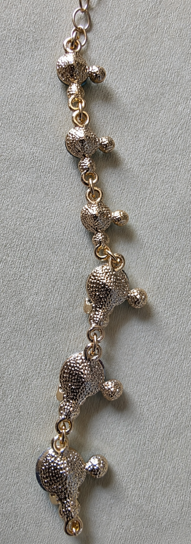Blue Crystal Floral Bracelet