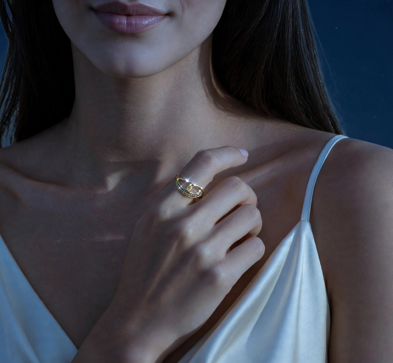The Promise Knot Ring Size 7