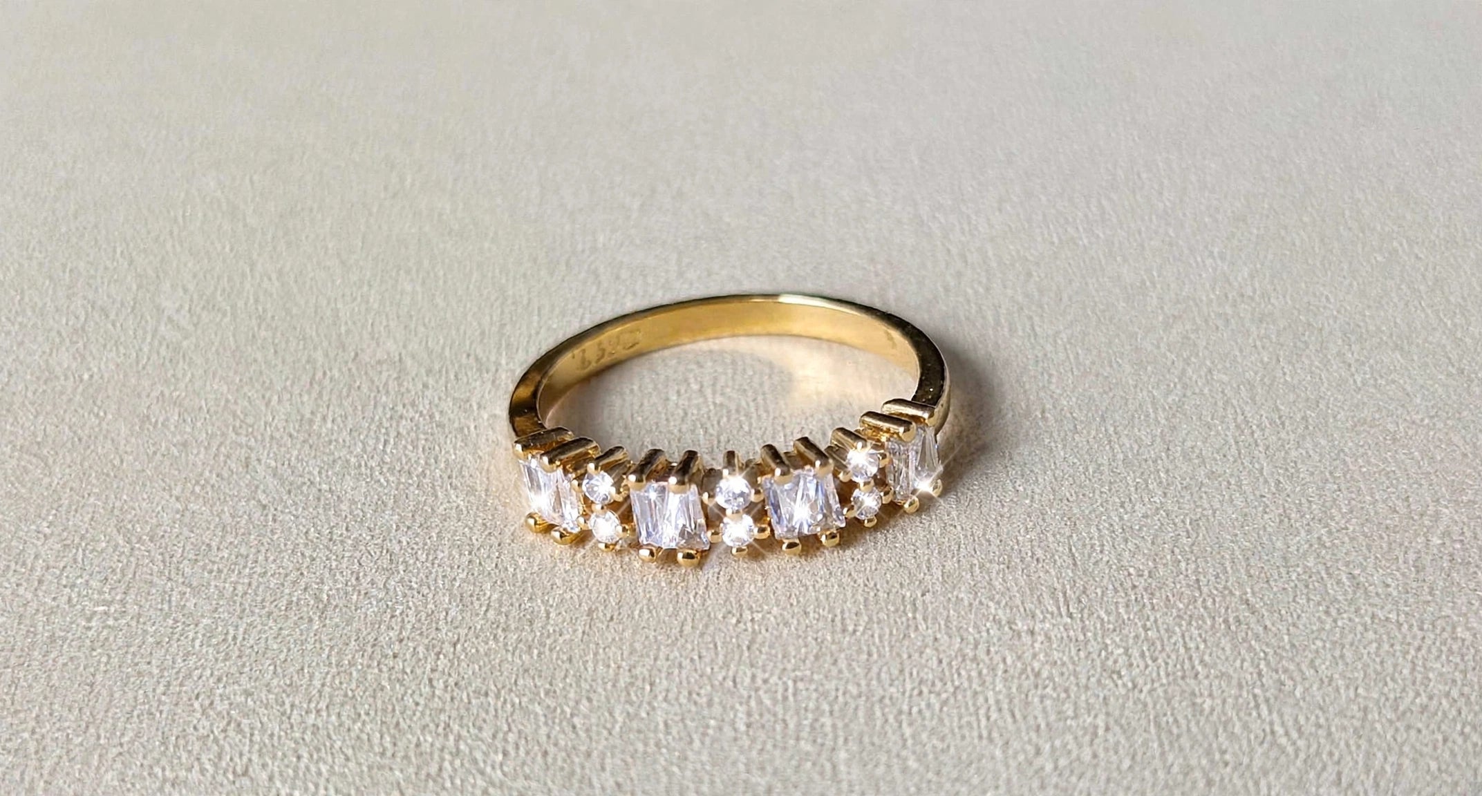 Baguette Brilliance Band Size 7