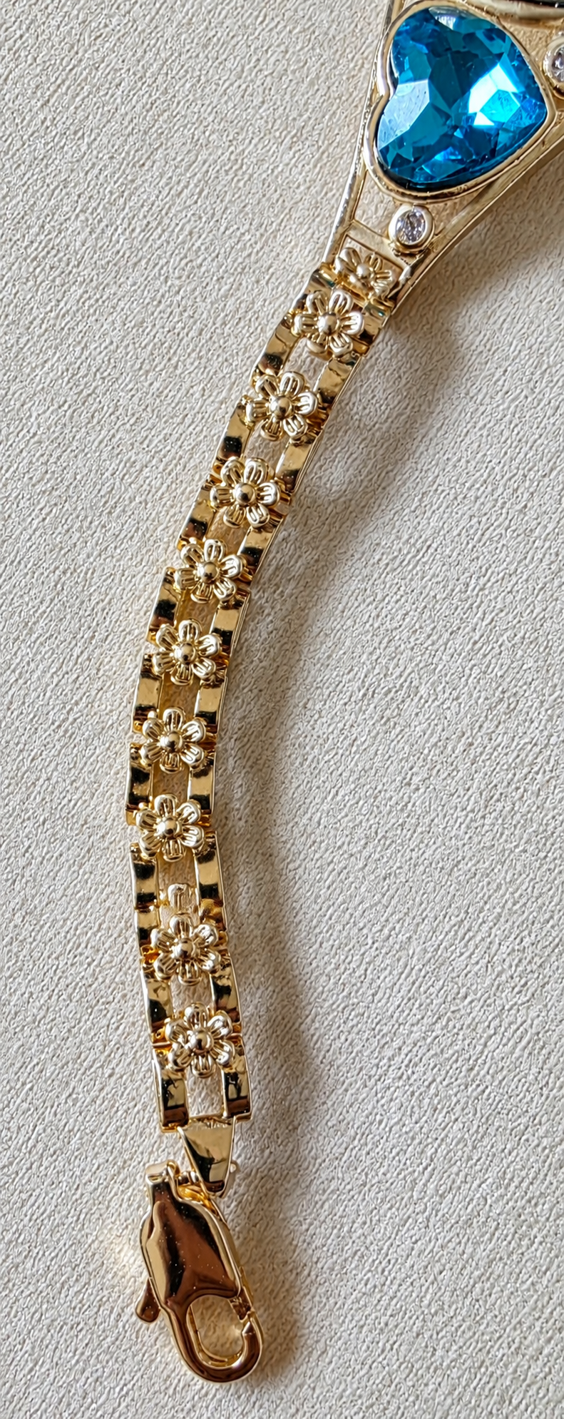Triple Heart Crystal Bracelet