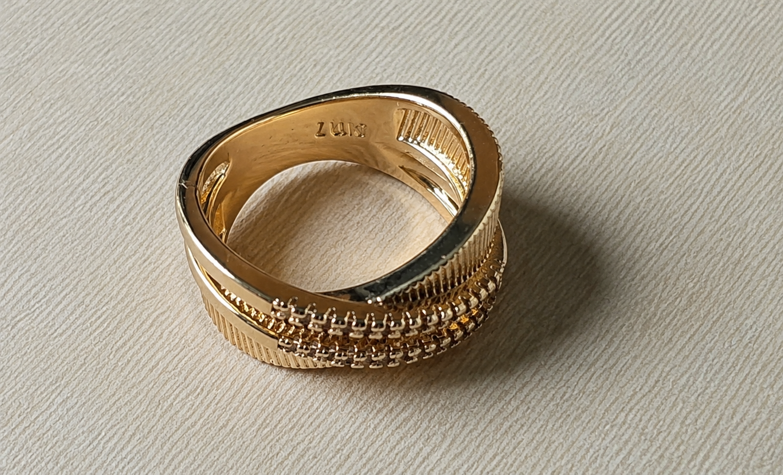 The Crossover Power Ring — Size 7