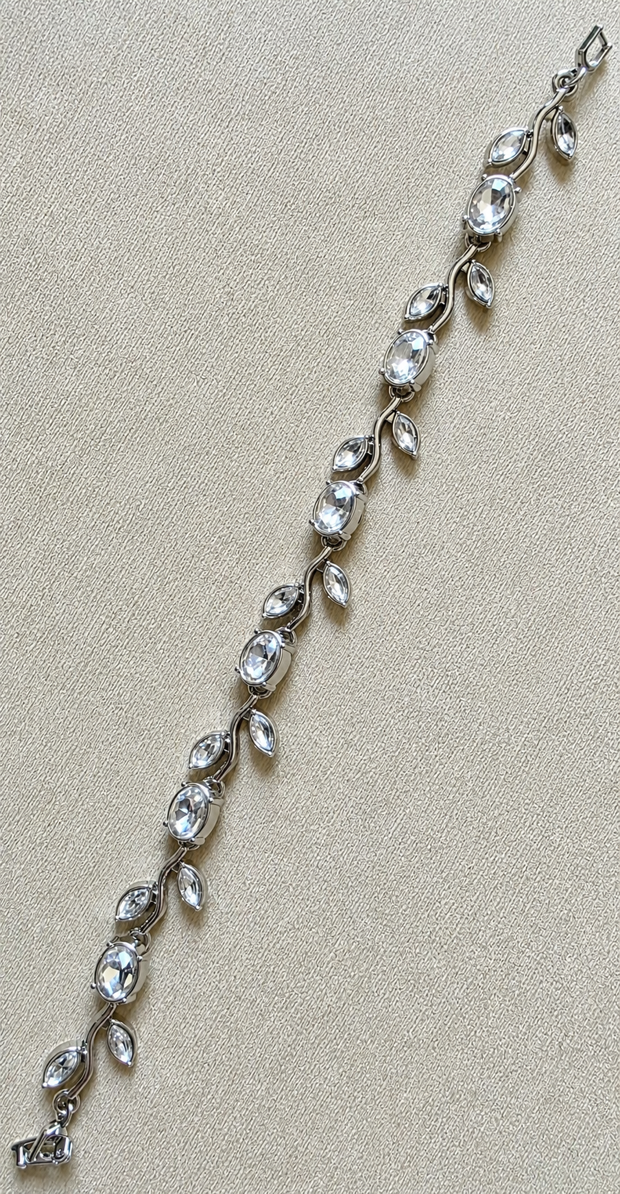 White Crystal Vine Bracelet