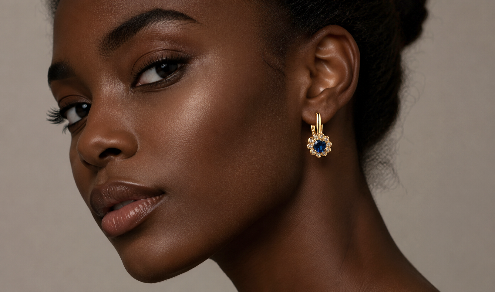 The Royal Midnight Sapphire Earrings