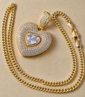 Heartbreaker Chain + Heart Pendant Necklace