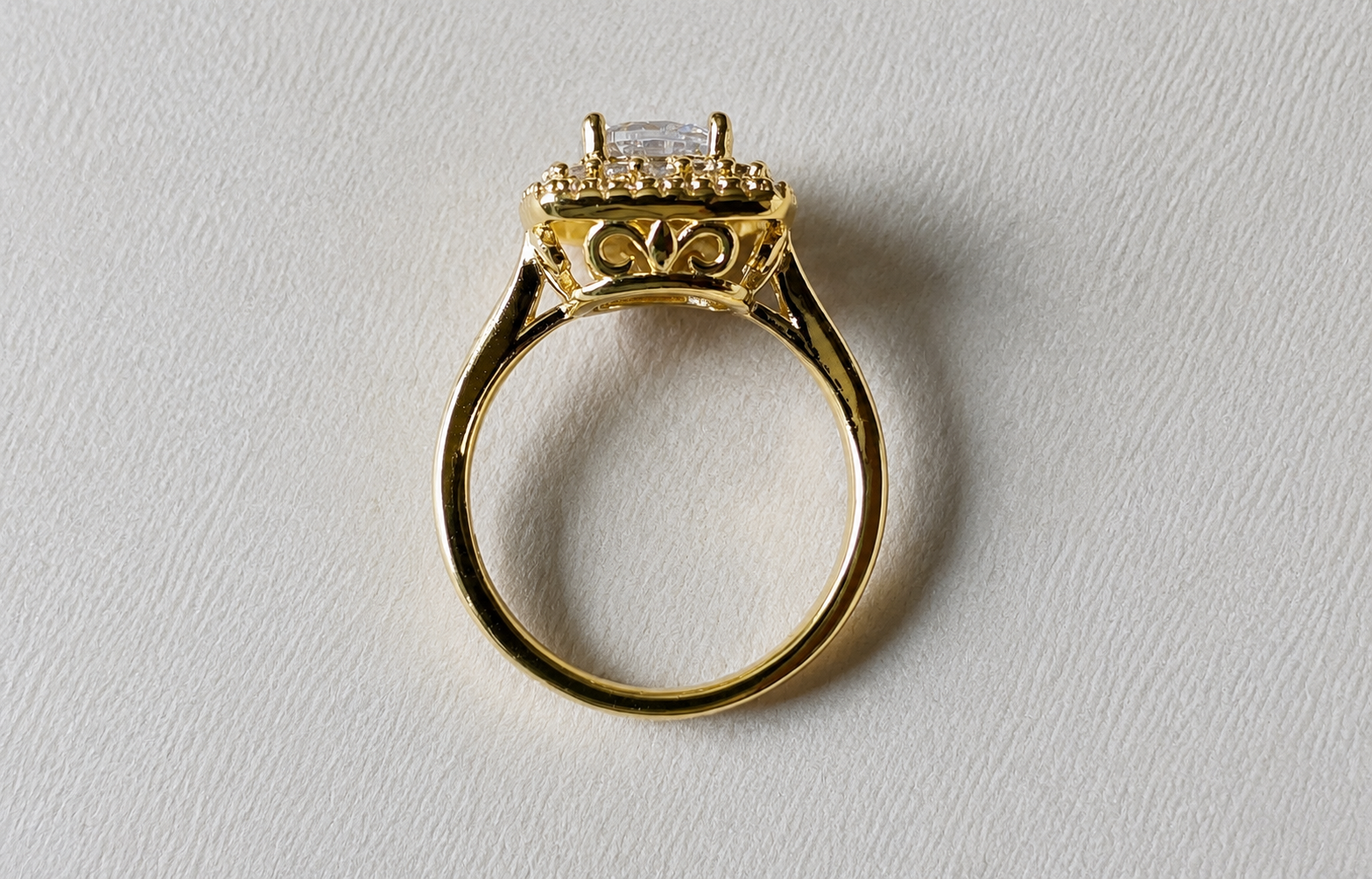 The Double Halo Legacy Ring — Size 7